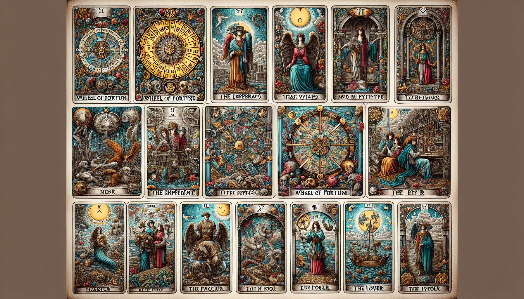 Tarot-kortit: symboliikka ja tulkinta