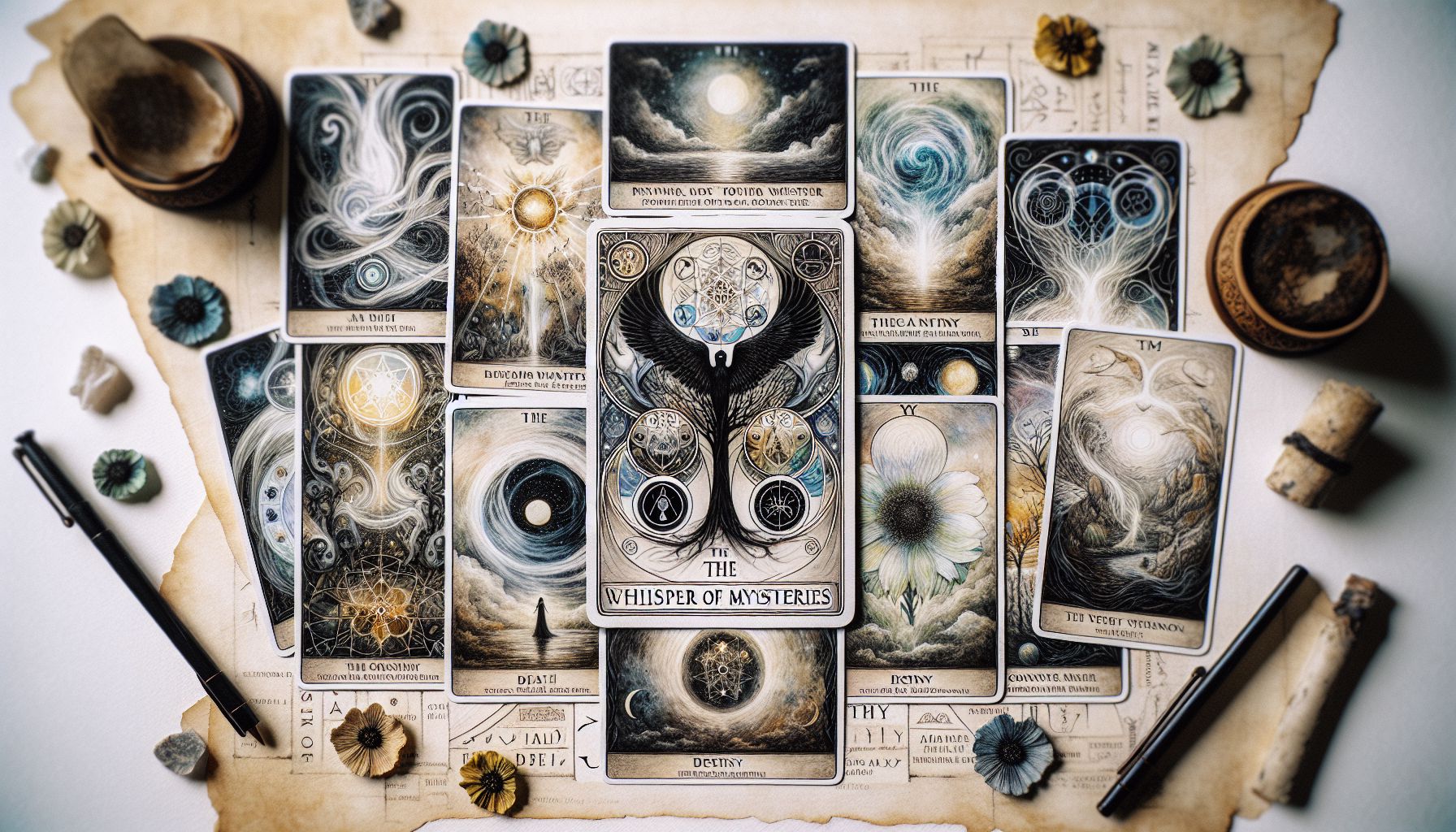 Tarot: Mysteerien sanomaa korttien hennossa kuiskauksessa
